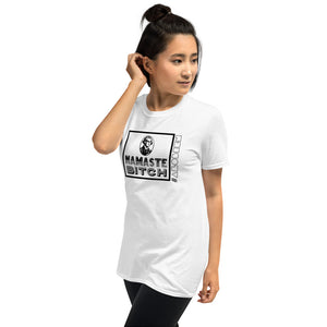 alobien/namaste bi#$ Short-Sleeve Unisex T-Shirt