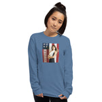 Alobien/Unisex Long Sleeve/ Immigrant Collection Mel.