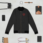 alobien red Embroidery Bomber Jacket