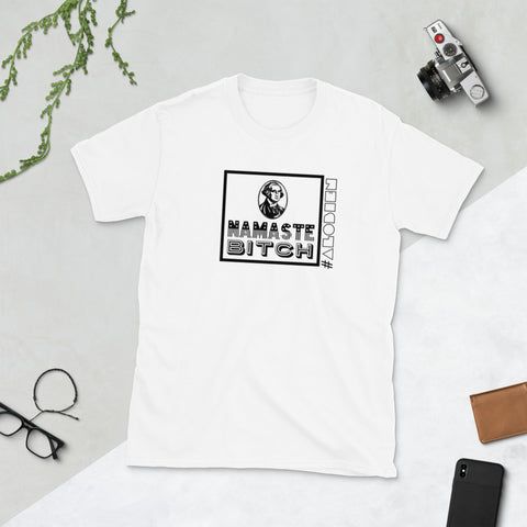 alobien/namaste bi#$ Short-Sleeve Unisex T-Shirt