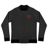alobien red Embroidery Bomber Jacket
